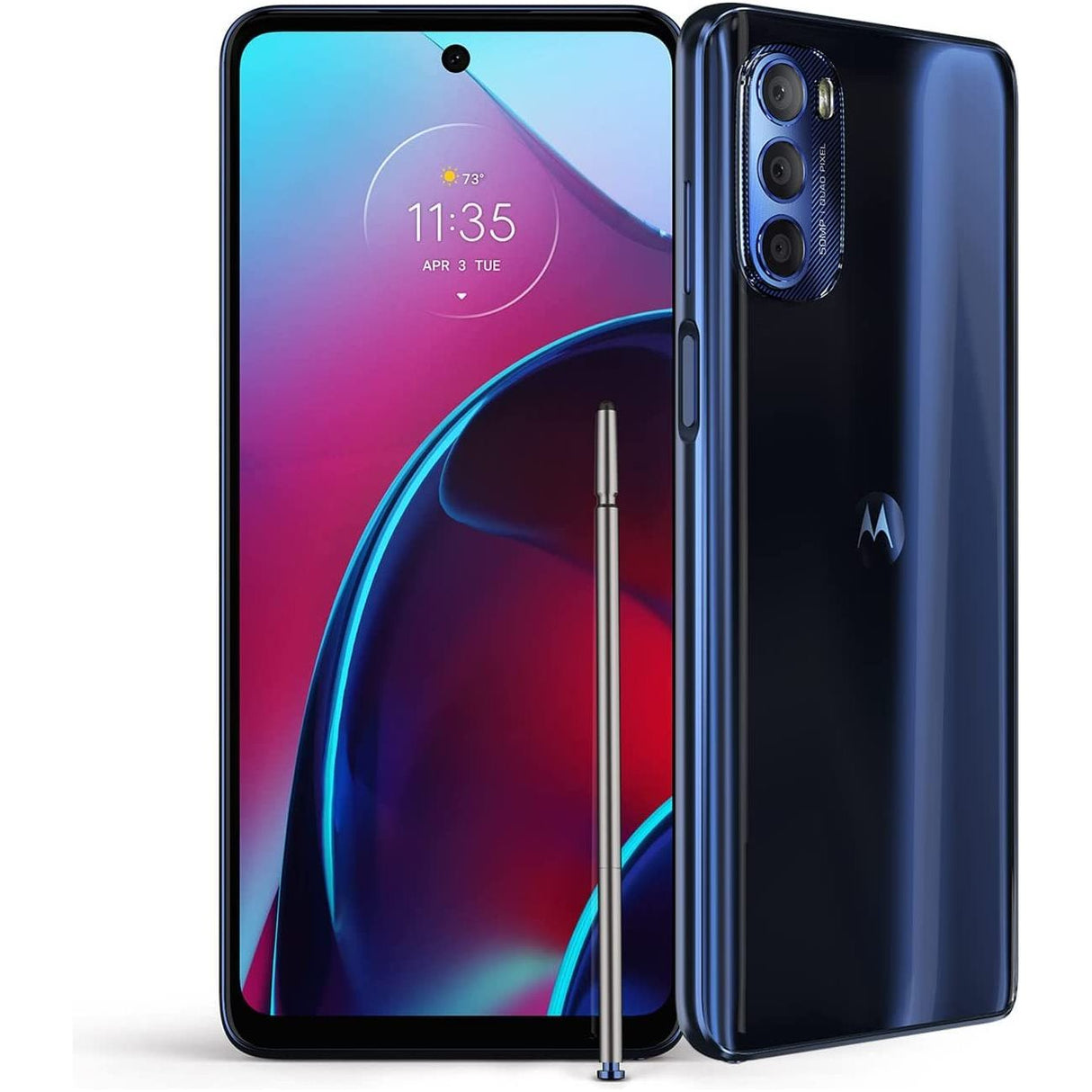 Motorola - Moto G Stylus 128GB (2022 Unlocked) - Twilight Blue