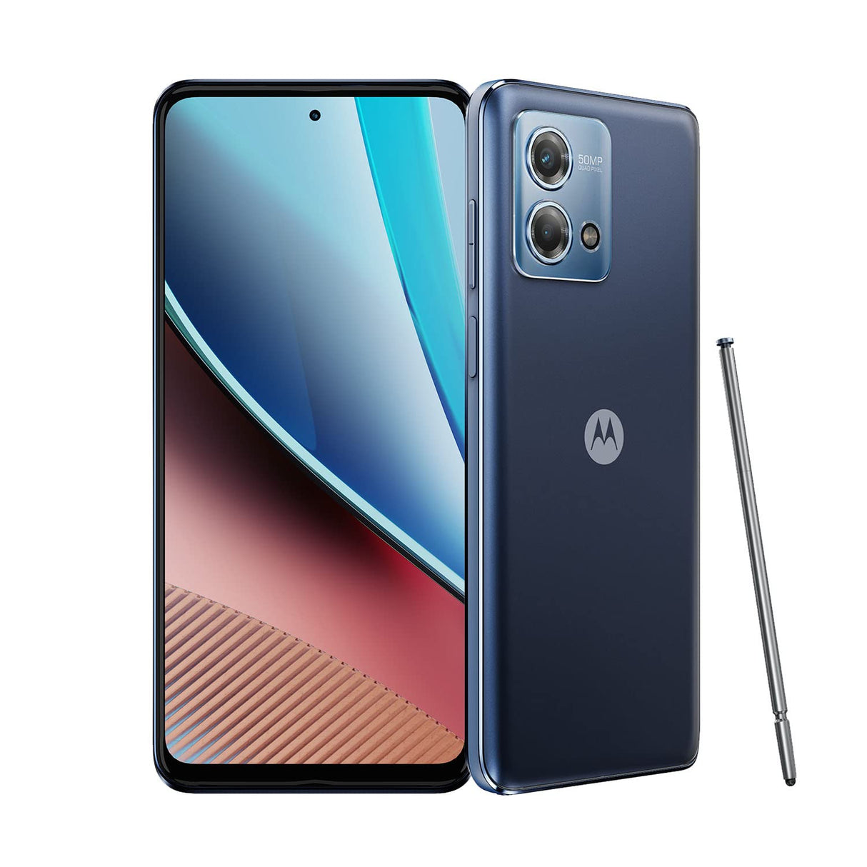Motorola - moto g stylus 2023 64GB (Unlocked) - Midnight Blue