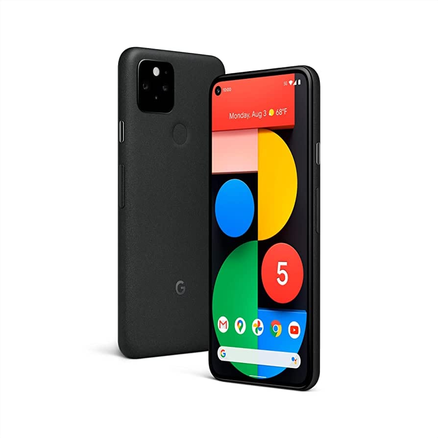 Google Pixel 5 Fully Unlocked | Black 128 GB 6.0 in Screen
