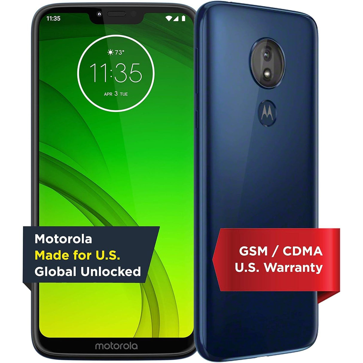 Motorola Moto G7 Power - 32 GB - Marine Blue - Verizon - CDMA/GSM