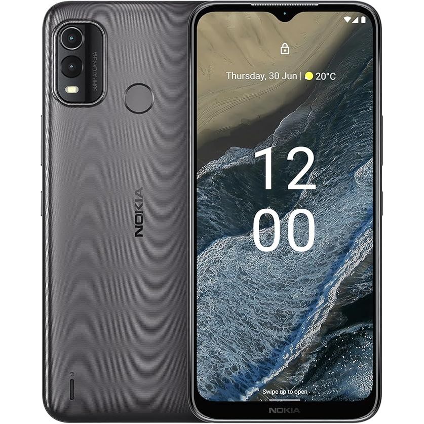 Nokia G11 Plus | Android 12 | Dual SIM | 3-Day Battery | 50MP Camera | 3/64GB | 6.52-Inch Screen | Dual Band WiFi | Unlocked GSM Smartphone | Not Compatible with Verizon or AT&T | Charcoal