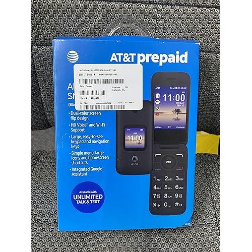 Flip Phone 4G LTE GSM Alcatel Go Flip Factory Unlocked Big Button