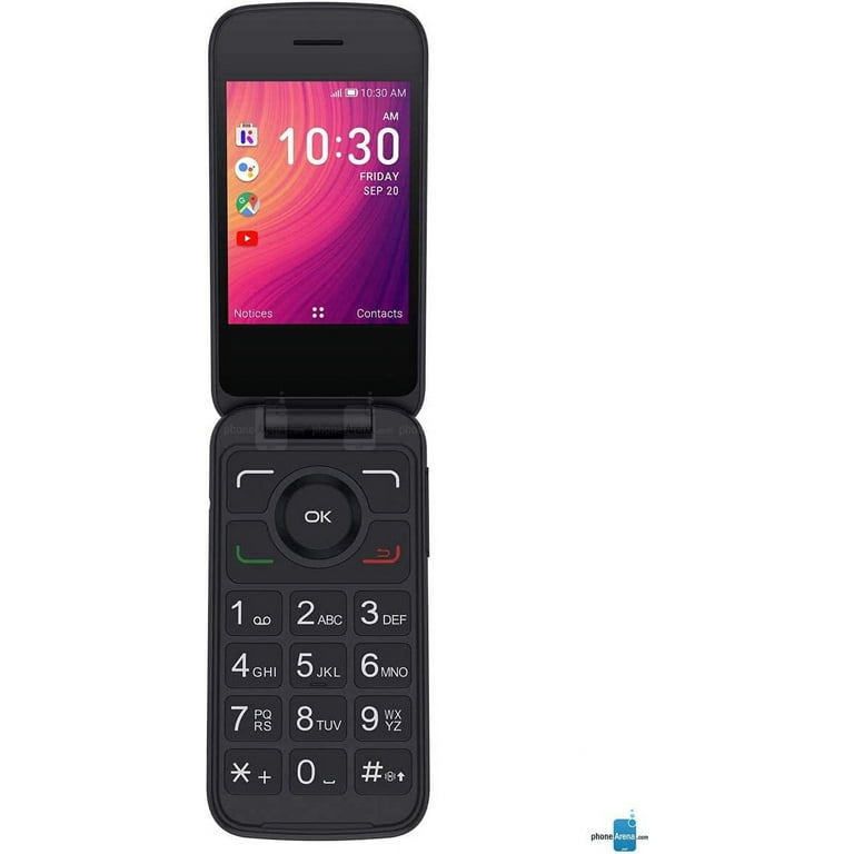 NEW Alcatel Go Flip 3 Black Gsm Unlocked
