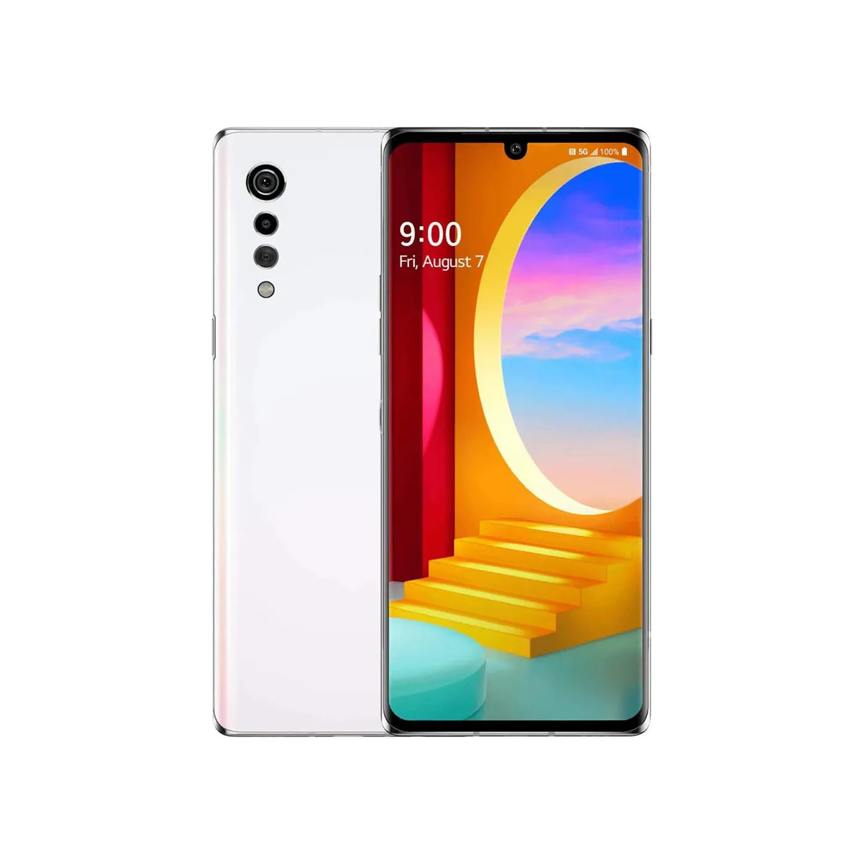 LG Velvet 5G G900tm (GSM Unlocked) LMG900TM Aurora White