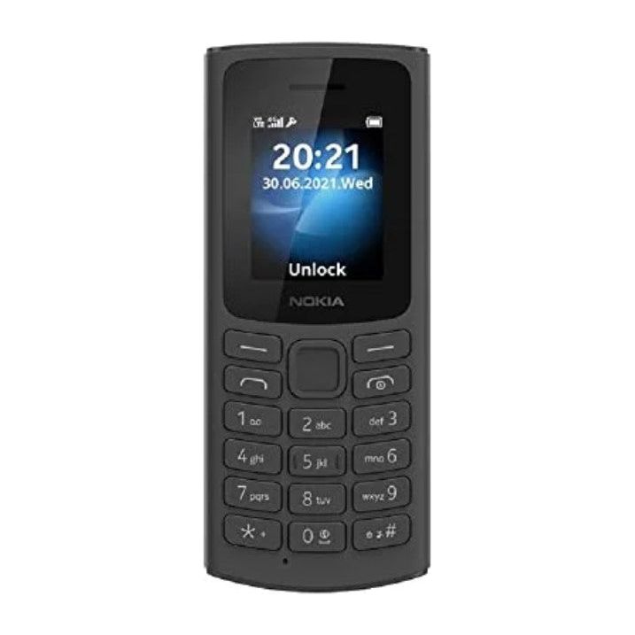 Nokia 105 4G | GSM Unlocked Mobile Phone | Volte | Black | International Version | Not AT&T/Cricket/Verizon Compatible