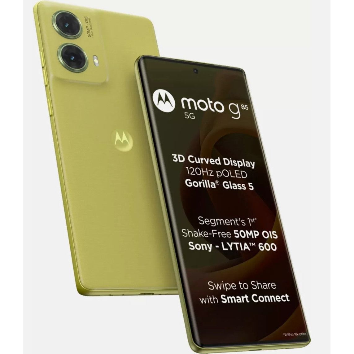 Moto G85 5G Green (RAM 8GB, 128GB) 6.67" 50MP-Snapdragon 6s Global Version.