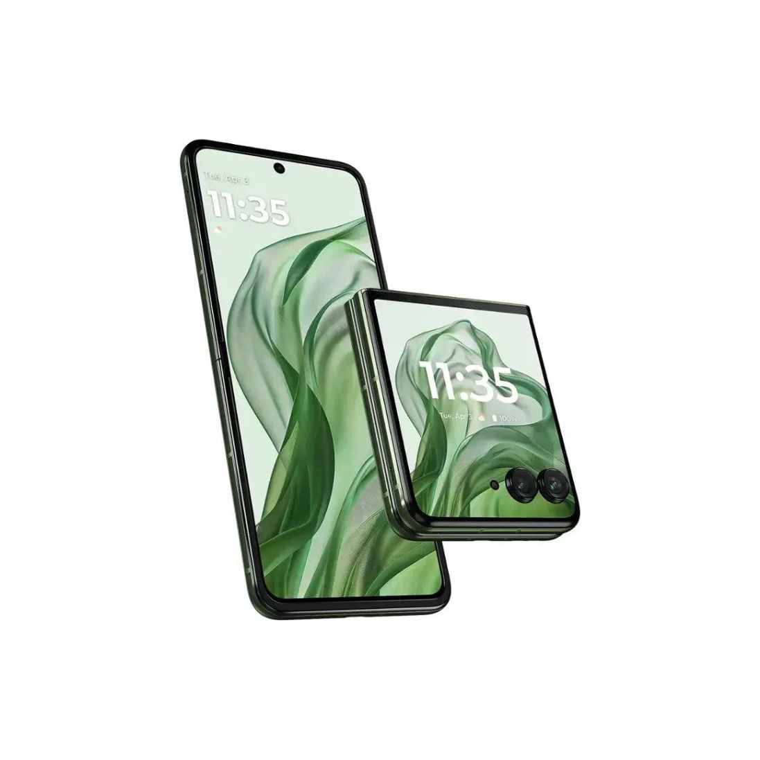 Motorola - razr+ 2024 256GB (Unlocked) - Spring Green