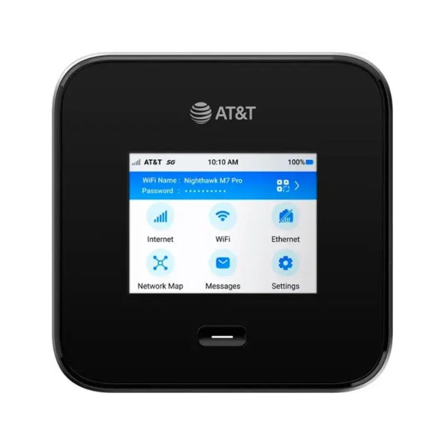 NETGEAR - Nighthawk M7 Pro WIFI 7 Mobile Hotspot - Black (AT&T)