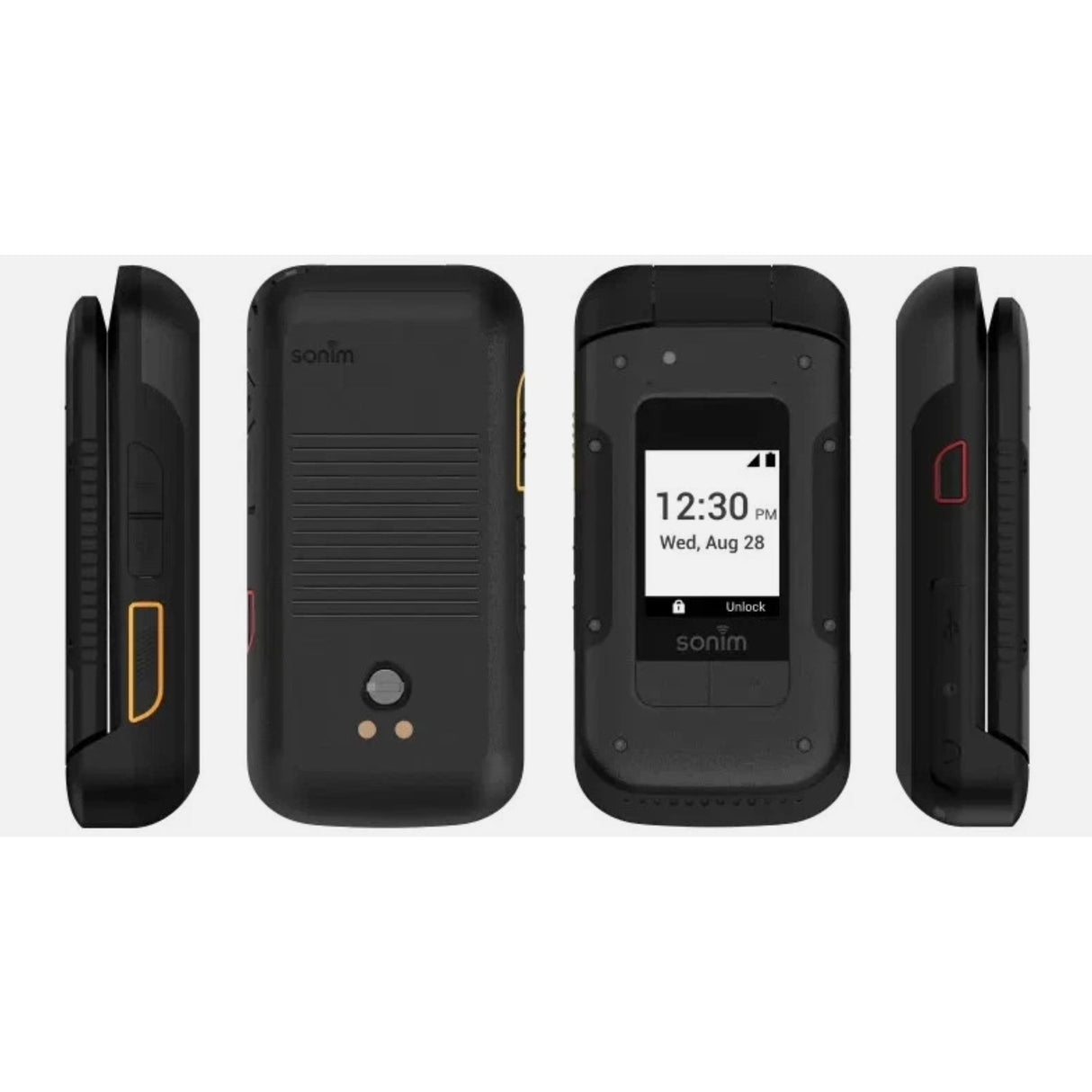 Sonim XP3 Plus 5G X320 Unlocked Ultra Rugged Flip Phone - Black