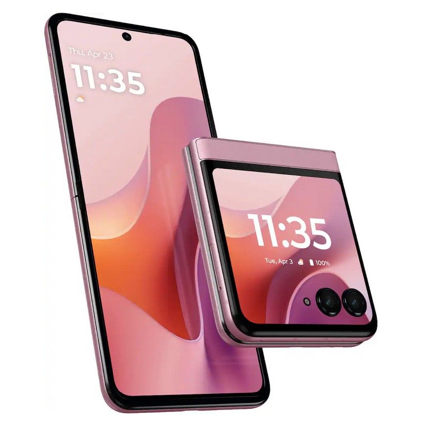 Motorola - razr 2025 256GB (Unlocked) - PANTONE Parfait Pink