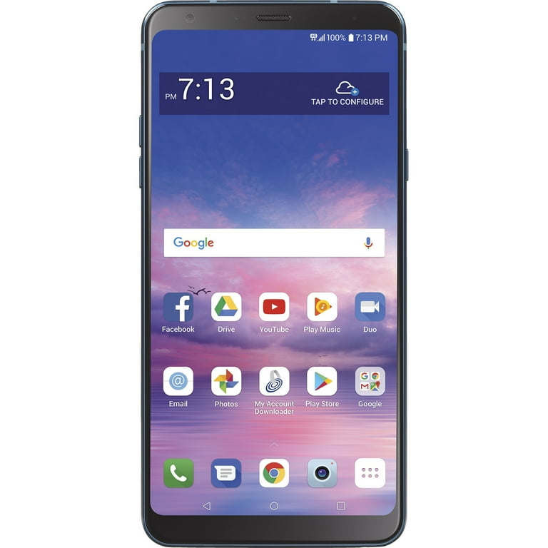 Straight Talk LG Stylo 4 Prepaid Smartphone Blue