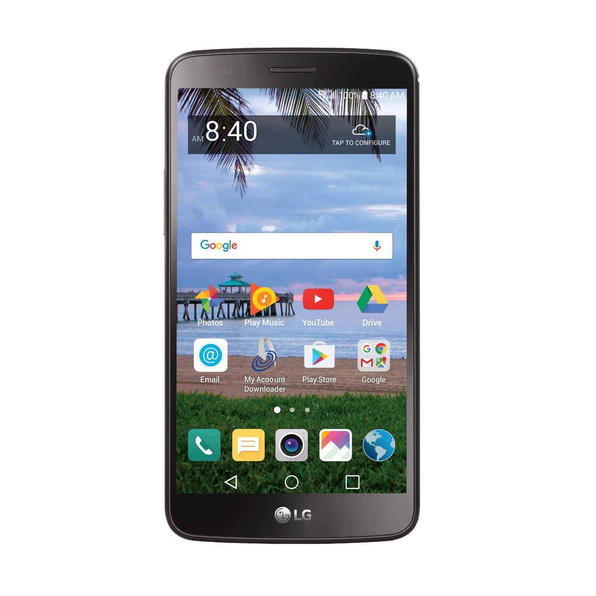 Total Wireless LG Stylo 3 4G LTE Prepaid Smartphone Black