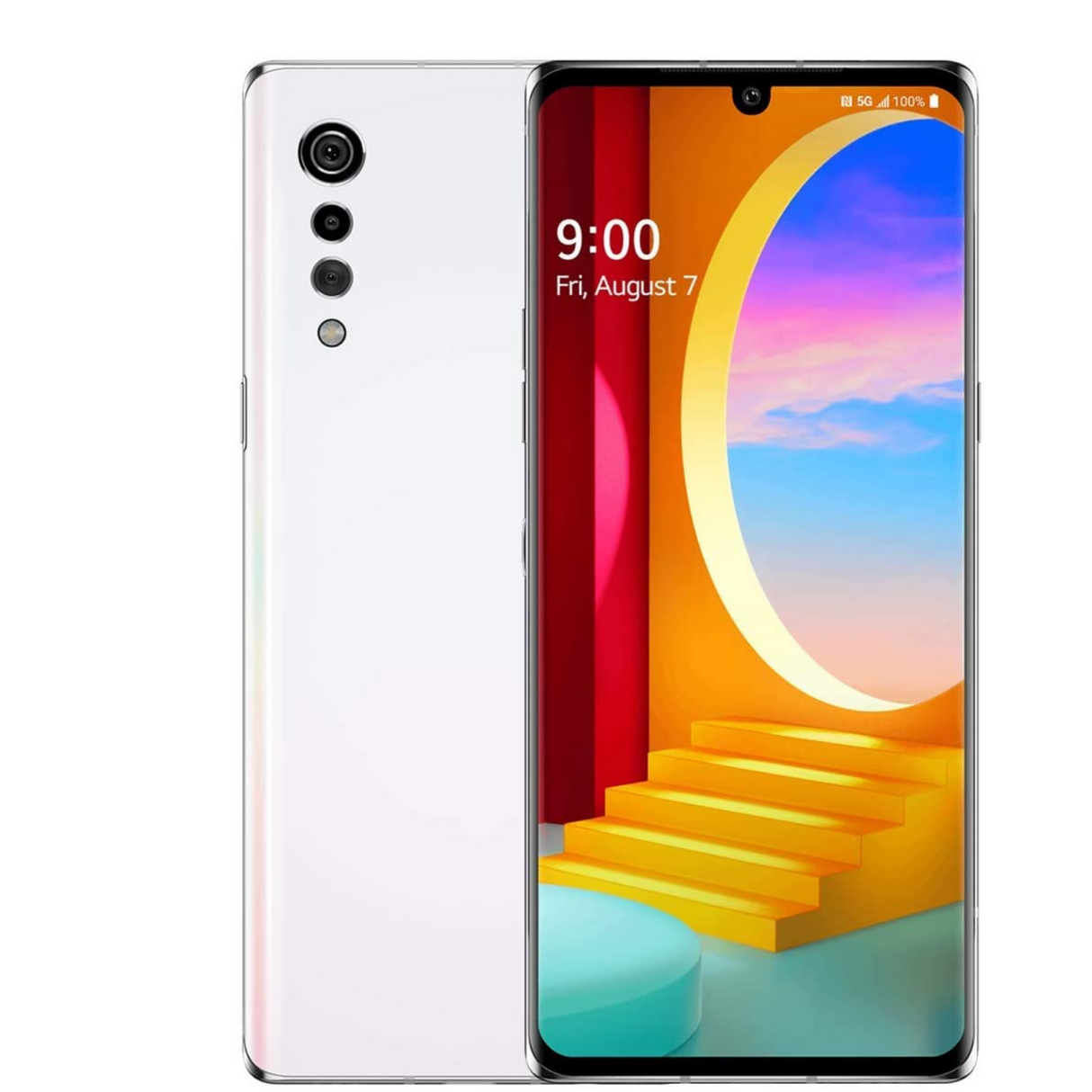 LG VELVET 5G UW - 128 GB - Pink White - Verizon - CDMA/GSM