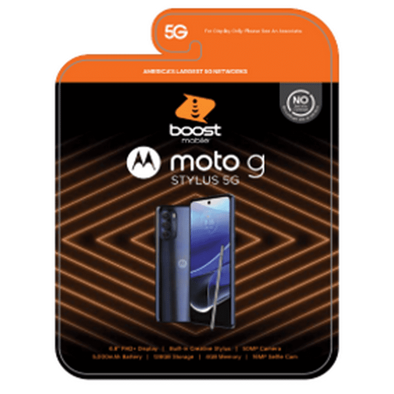 Boost Mobile Motorola Stylus 5G - Prepaid Smartphone