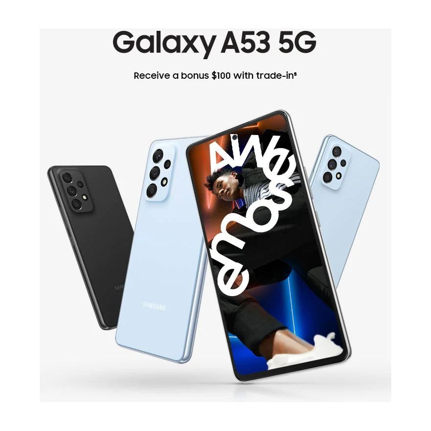 Samsung Galaxy A53 5G 128GB - Awesome Blue SM-A536ELBAATS