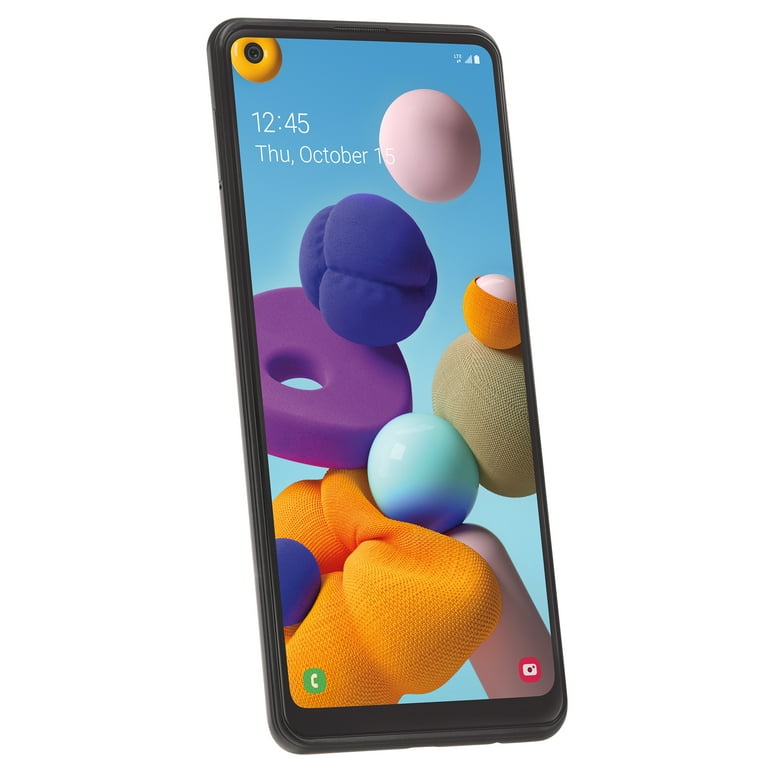 Total Wireless Samsung Galaxy A21 32GB Black - Prepaid Smartpho