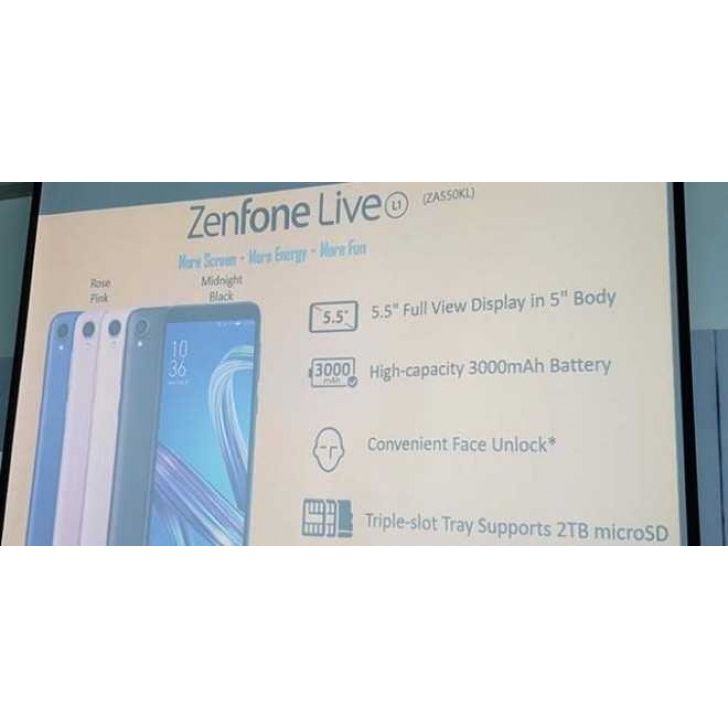 Asus Zenfone Live (L1) (ZA550KL) 1GB / 16GB 5.5-Inches (GSM Only)