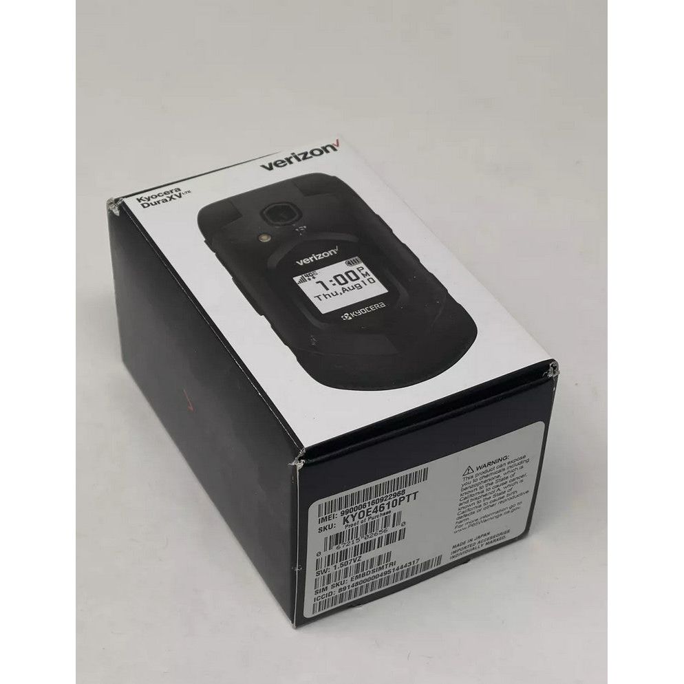 BRAND NEW SEALED Kyocera DuraXV E4610 LTE Verizon Flip Phone!