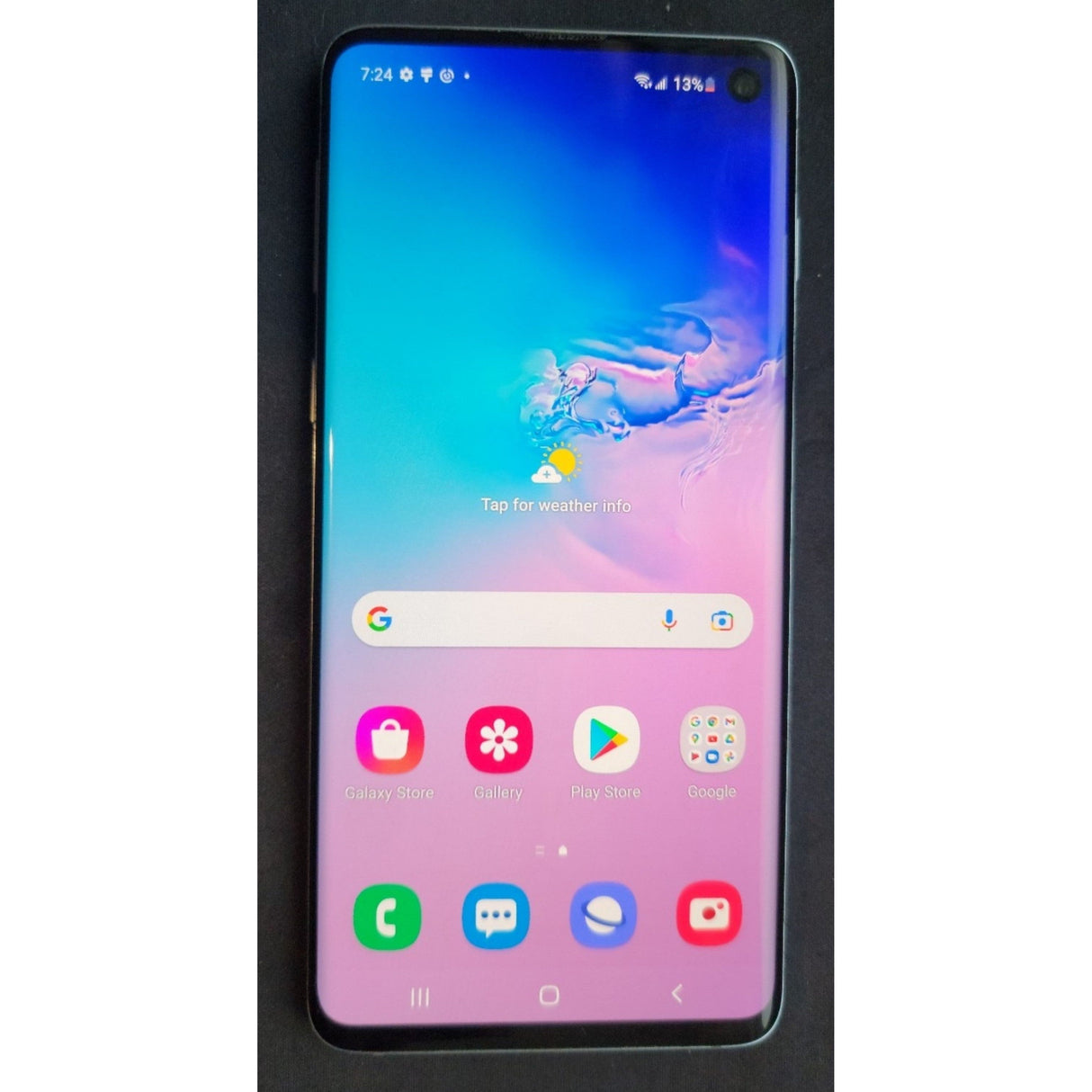 Samsung Galaxy S10+ (Unlocked) - 128 GB - Prism Blue - Unlocked