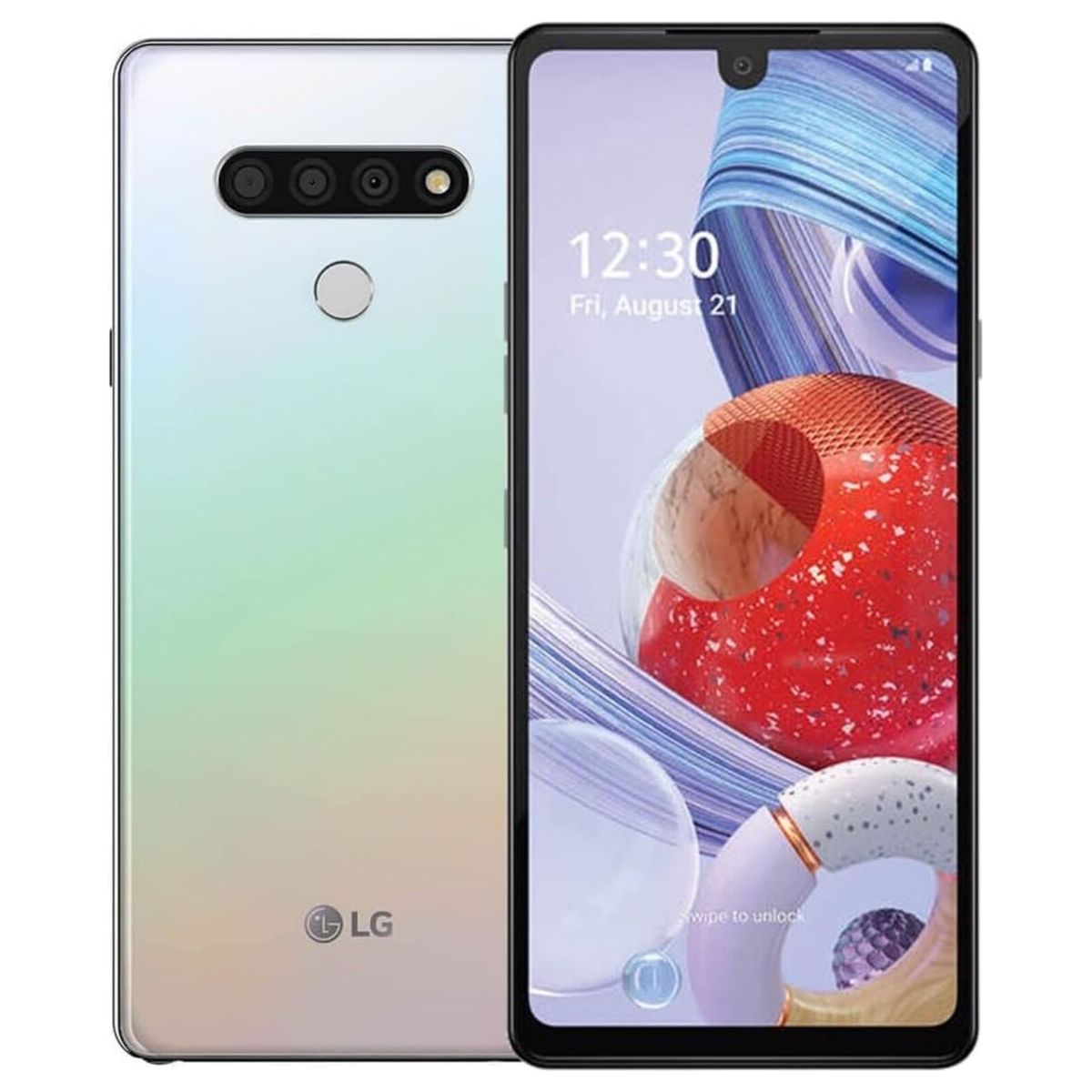 LG Stylo 6 - 64 GB - Holographic White - Unlocked - CDMA/GSM