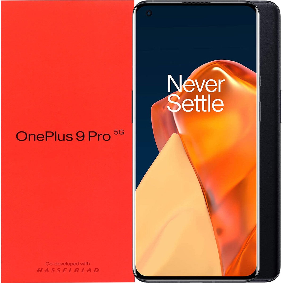 OB OnePlus 9 5G 128GB Factory Unlocked 8GB Ram Phone Black Inter