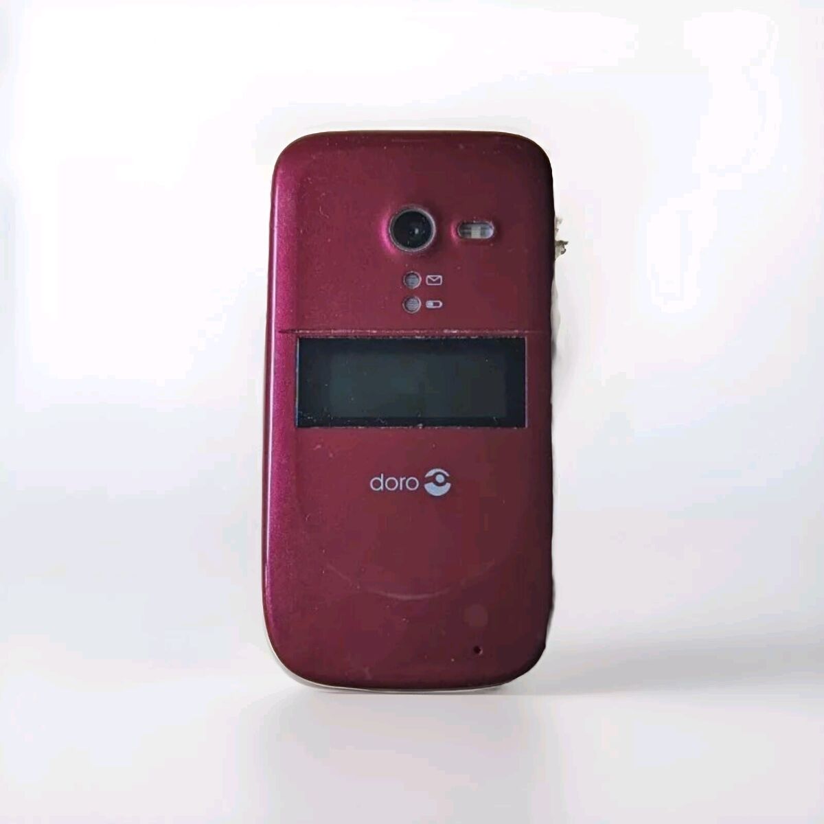 Consumer Cellular Doro 626 Flip Phone Burgandy Unlocked GSM