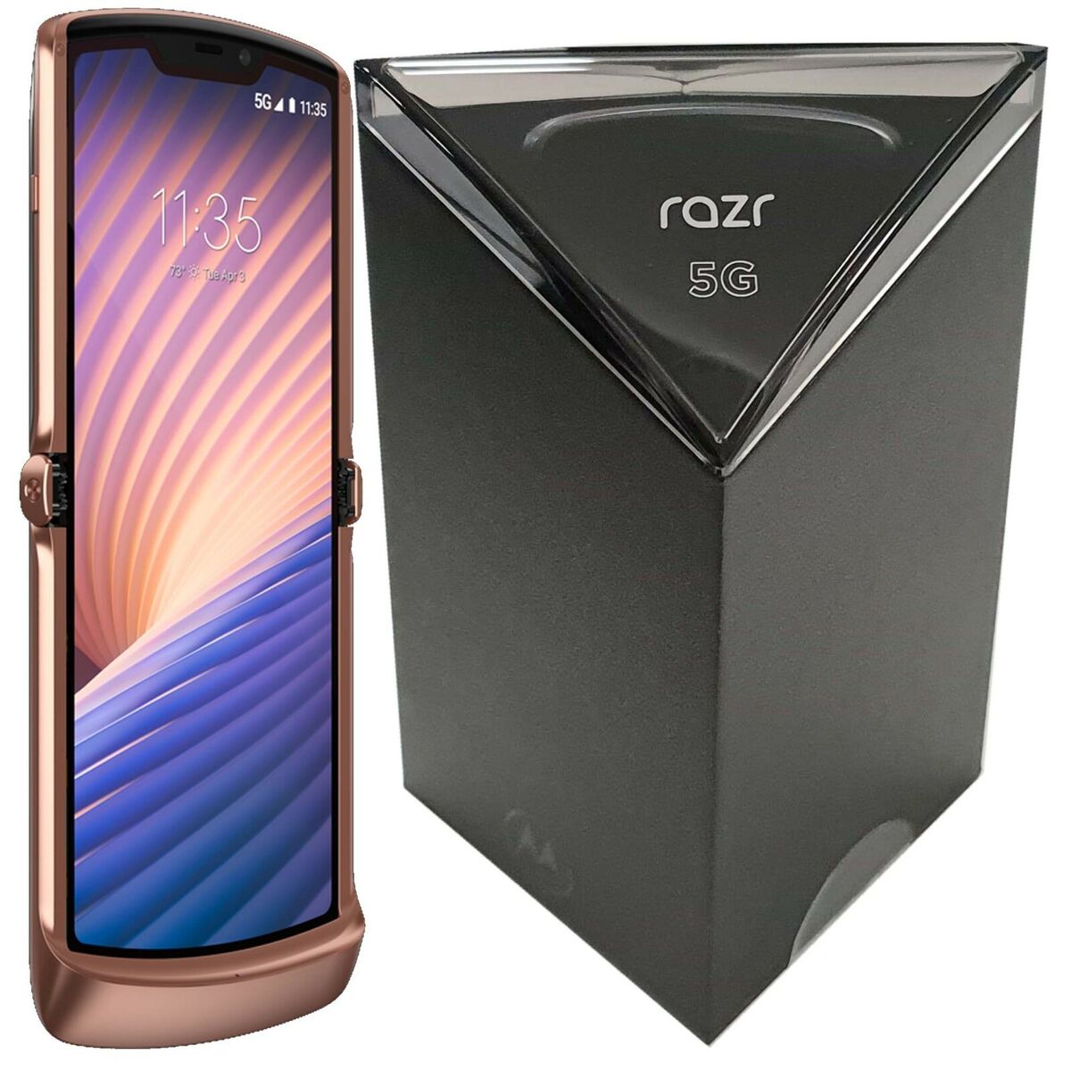 Motorola Razr - 128 GB - Blush Gold Unlocked Gsm