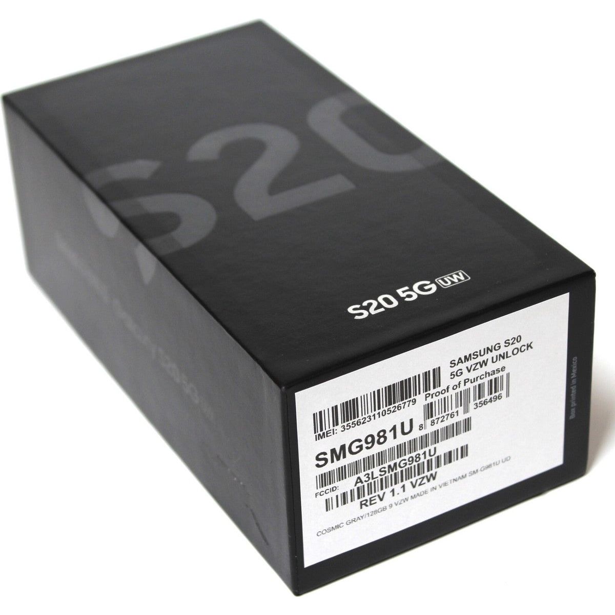 Samsung - Galaxy S20 5G UW 128GB - Cosmic Gray (Verizon)