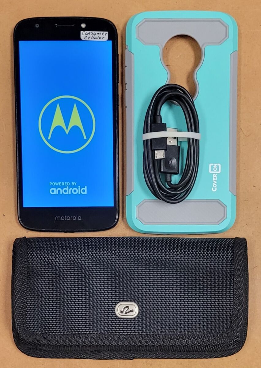 Motorola - Moto E5 Play - Black (Consumer Cellular)