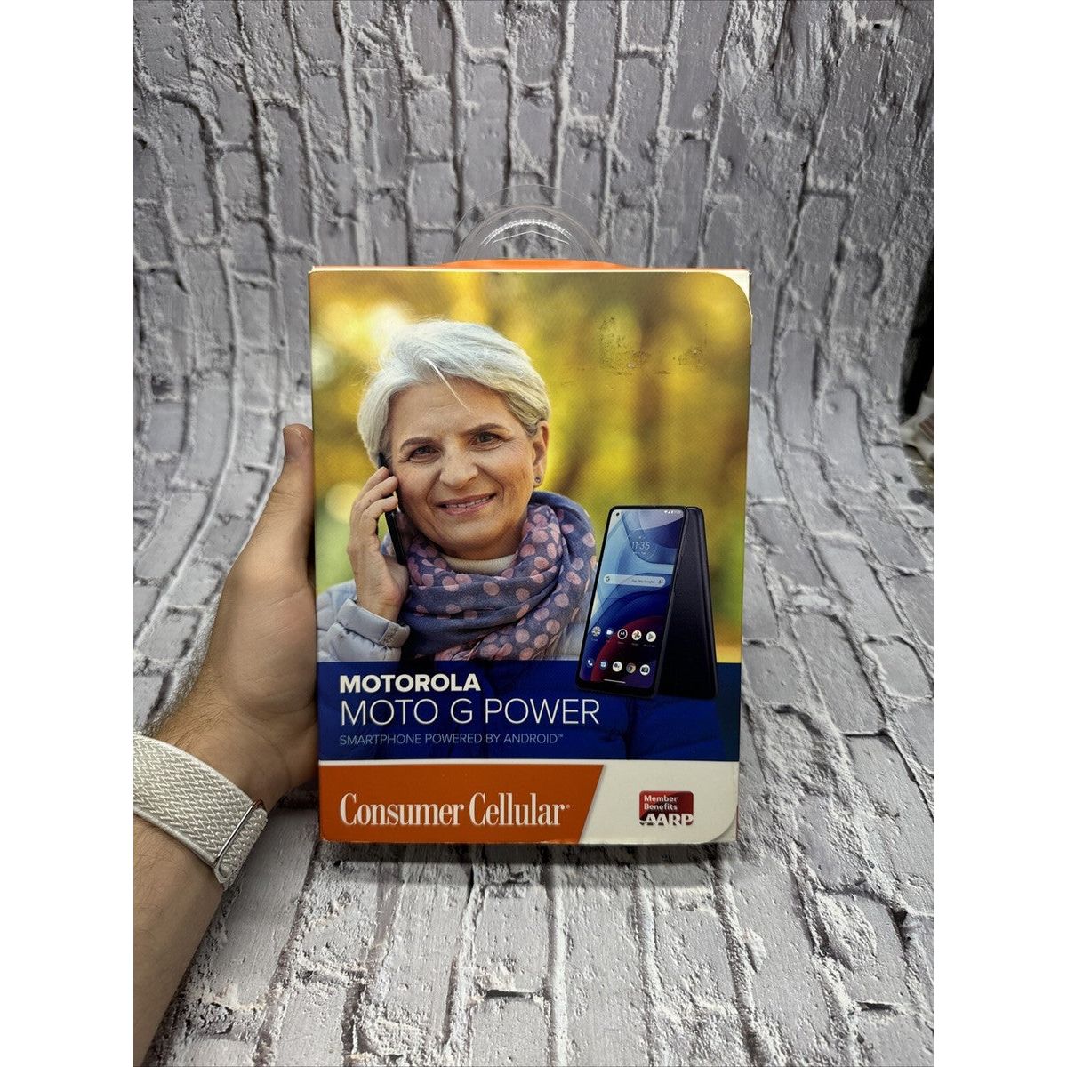 Consumer Cellular Postpaid Moto G Power (64GB) - Black