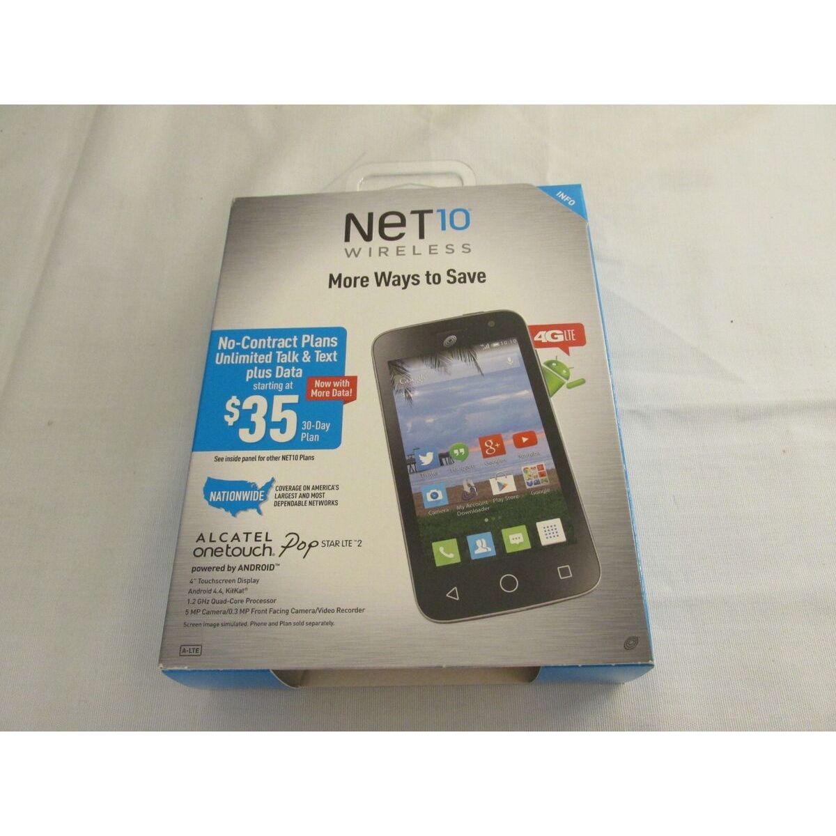 Alcatel Pop Star 2 LTE Net10