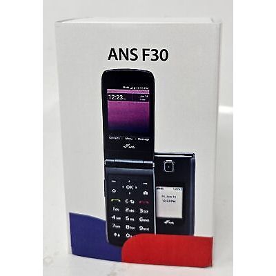 ANS F30 | 8GB | Black | Prepaid Flip Phone | Unlocked ATT T-Mob