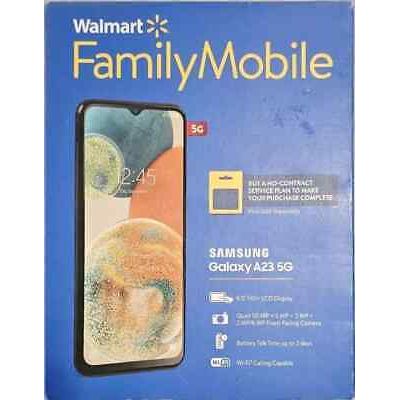 Walmart Family Mobile Samsung Galaxy A03s, 32GB, Black- Prepaid Smartphone
