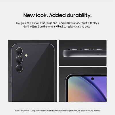 Samsung - Galaxy A54 5G 128GB - Awesome Graphite (Verizon)
