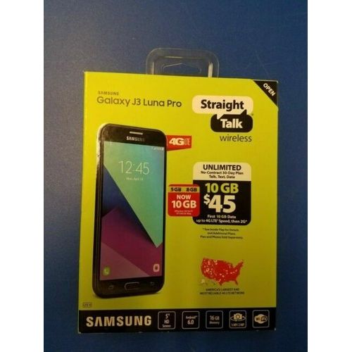 Samsung STSAS327VCP Galaxy J3 Luna 4G LTE Straight Talk Smartphone