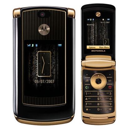 Motorola V8 GSM Un-locked Luxury Black/Gold No Contract Cell Phone