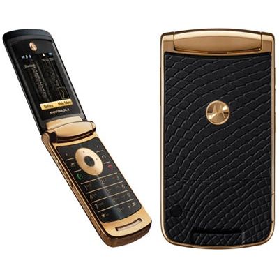 Motorola V8 GSM Un-locked Luxury Black/Gold No Contract Cell Phone