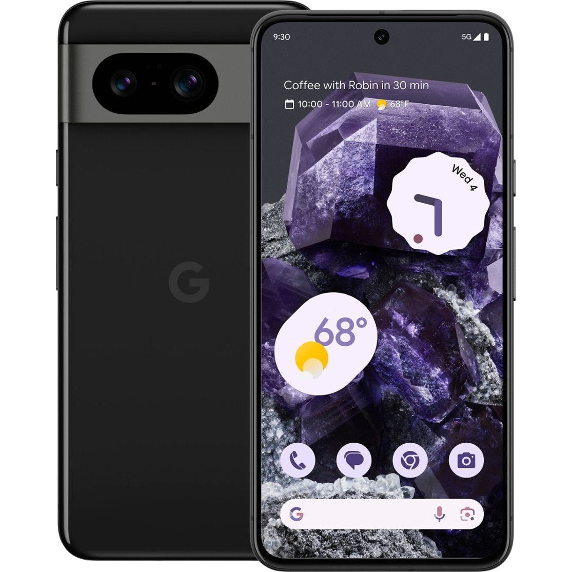 Google - Pixel 8 128GB (Unlocked) - Obsidian