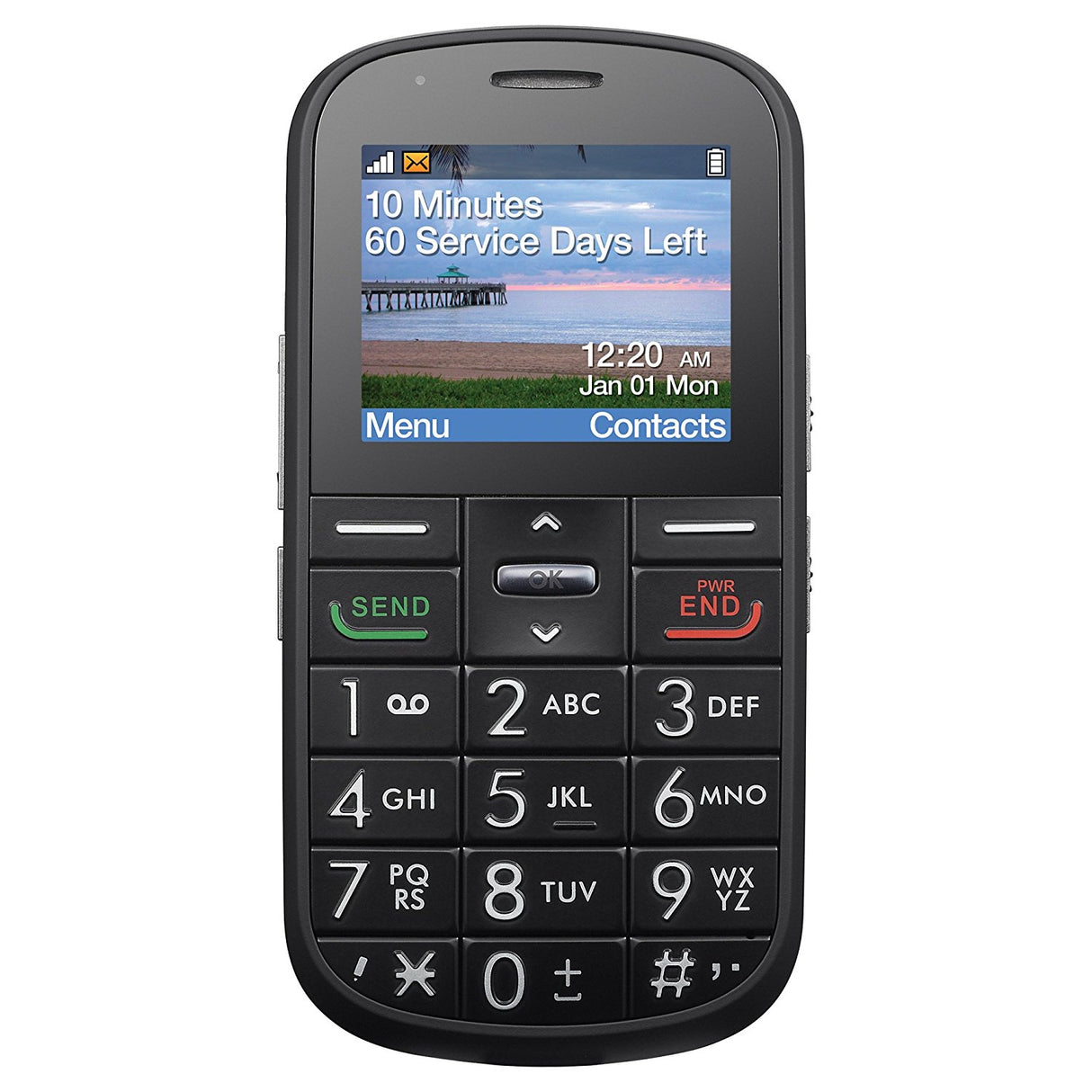 Alcatel A382G The Big Easy - Black - TracFone - GSM