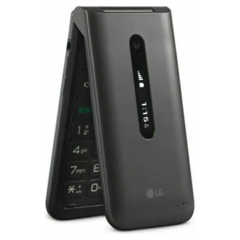 New LG Classic Flip Wine 2 8GB UNLOCKED LTE Flip Phone LM-Y1