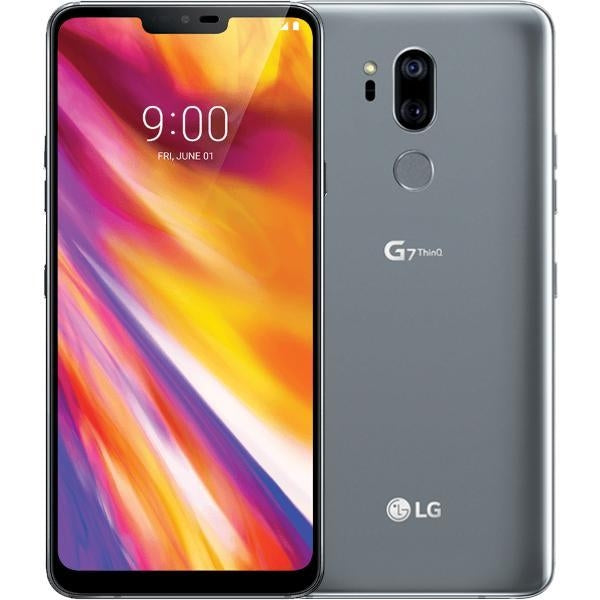 LG G7 ThinQ LMG710EAW 64GB Aurora Black GSM Unlocked