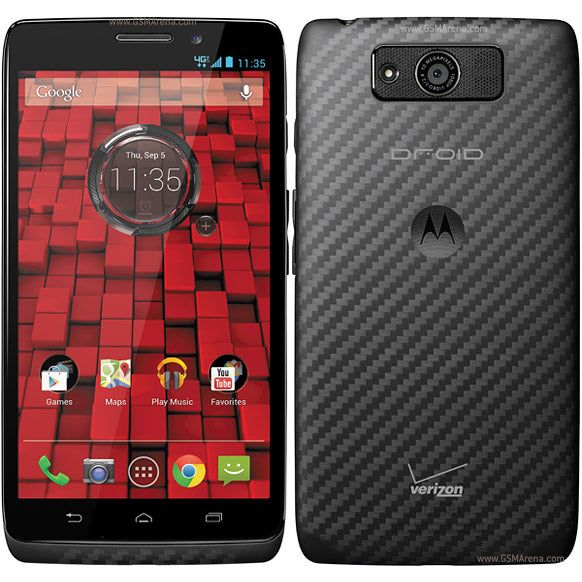 Motorola - Droid Maxx 4G LTE Cell Phone - Red (Verizon Wireless)