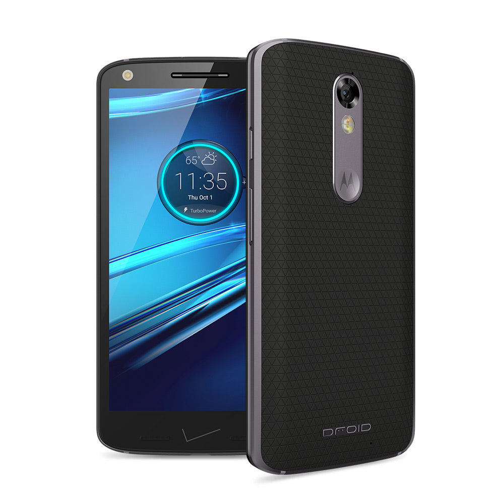 Motorola DROID Turbo 2 - 32 GB - Black Pebbled Leather - Verizon