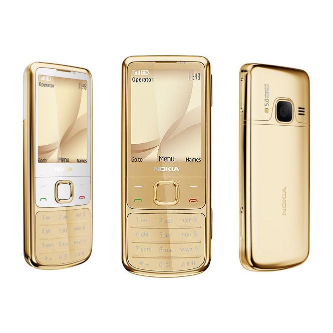 Nokia 6700 Classic 2.2 Inches Mobile Un-locked Gold Cellular Pho
