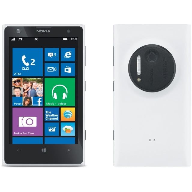 Nokia Lumia 1020 Gsm Un-locked 41 Mega Pixel Camera (White)