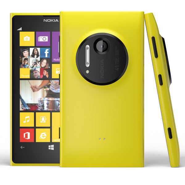 Nokia Lumia 1020 Gsm Un-locked 41 Mega Pixel Camera (Yellow)