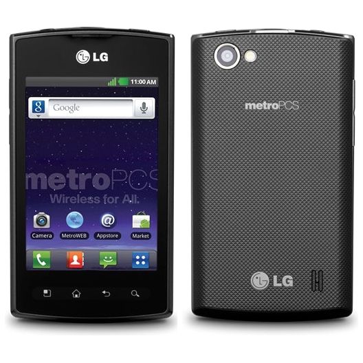 LG Optimus M+ 4G LTE (MetroPCS LTE) - Black