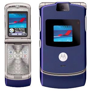 Motorola V3 RAZR No Contract Cell Phone GSM Un-locked (blue)