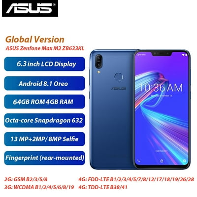 Asus Zenfone Max (M2) 64GB 4GB Ram ZB633KL Dual SIM (GSM Only