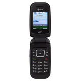Tracfone LG 440G Flip Mobile Phone - Black